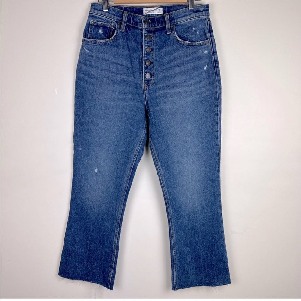 Abercrombie & Fitch Kick Flare Button Fly Jean